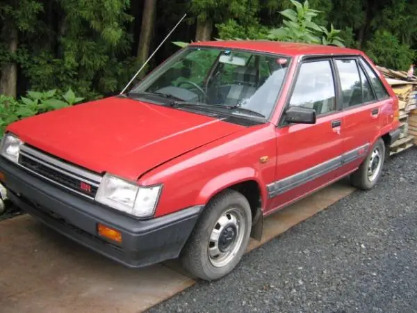 Toyota Corolla II (AL20, AL21) 1 поколение, хэтчбек 5 дв. (05.1982 - 04.1986)